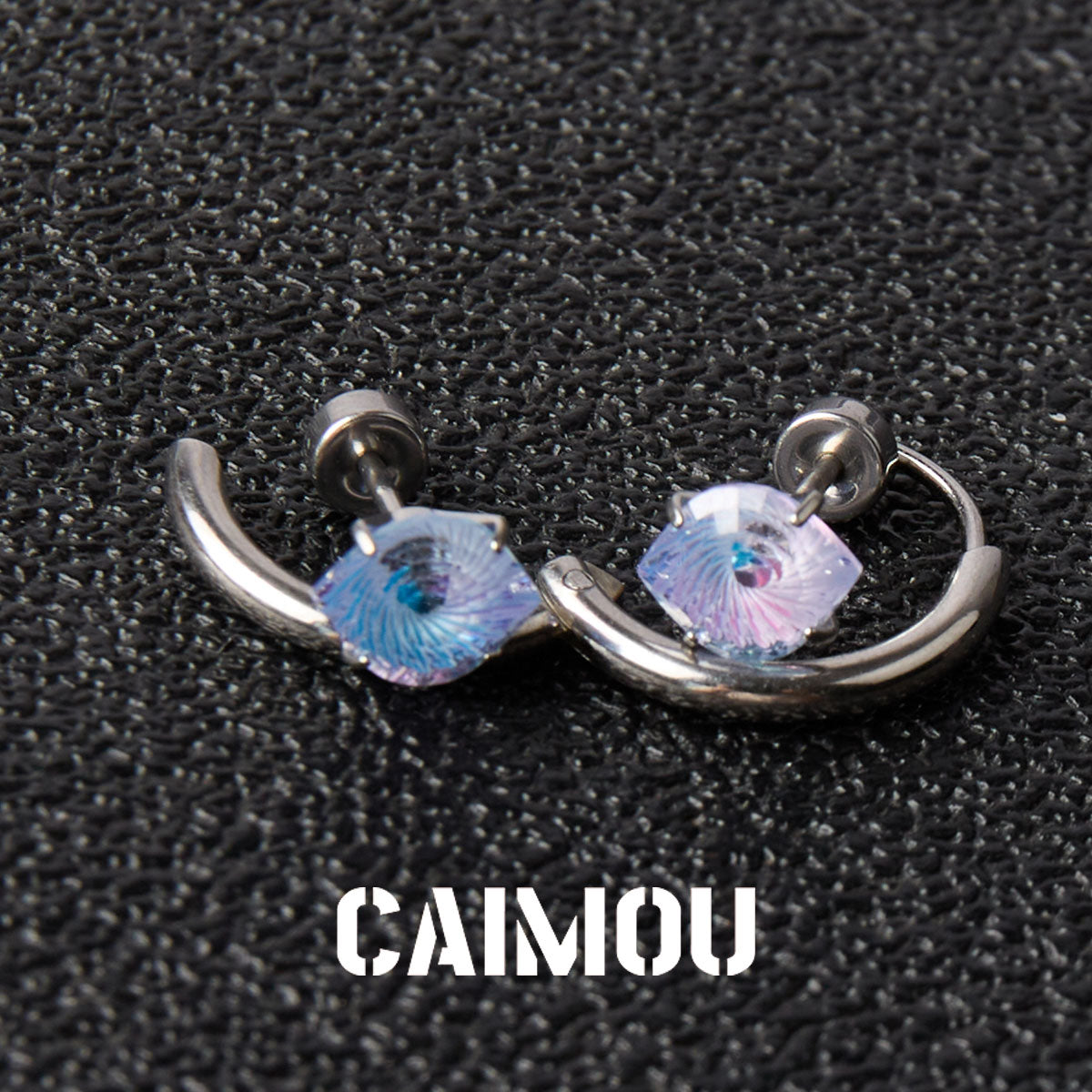 Evil Eye Zircon Stud Earrings
