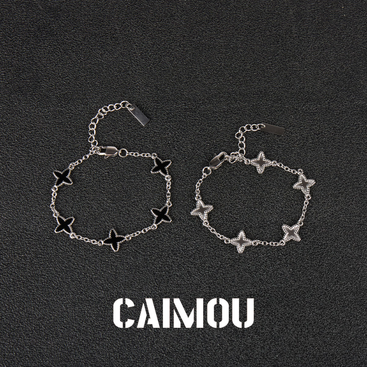 Four-Leaf Clover Thin Chain Bracelet