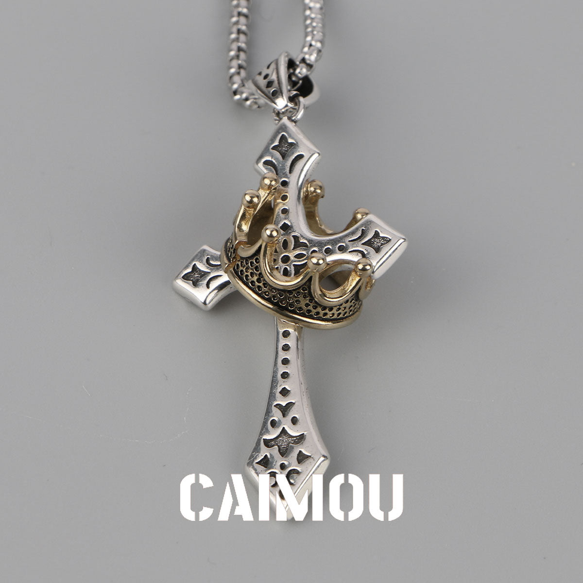 👑✝️ Crown Cross Necklace