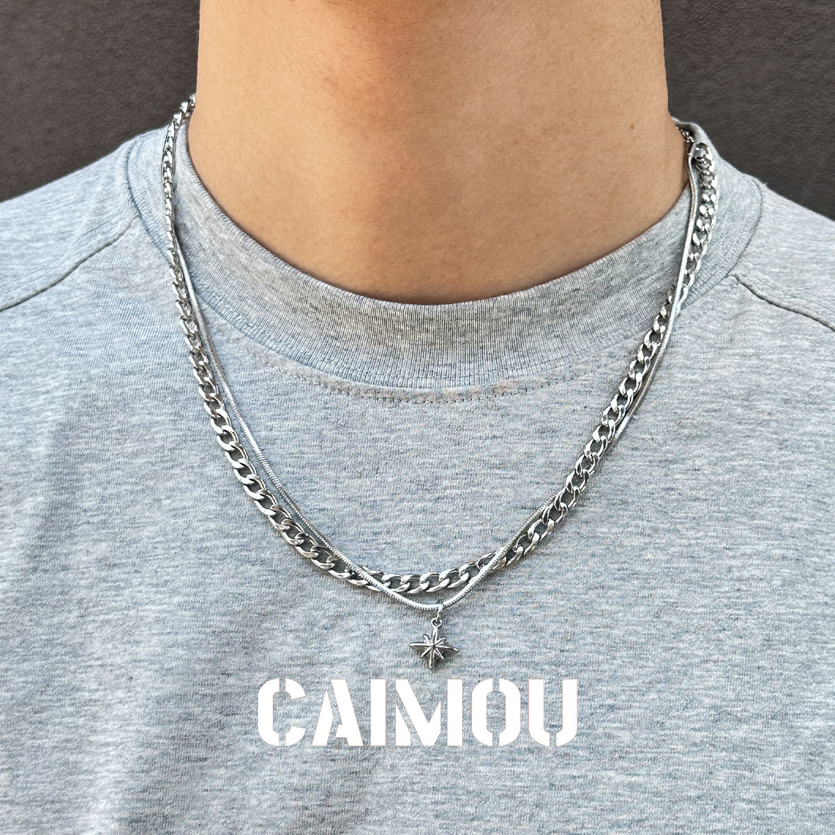 Octagram Double Layer Necklace