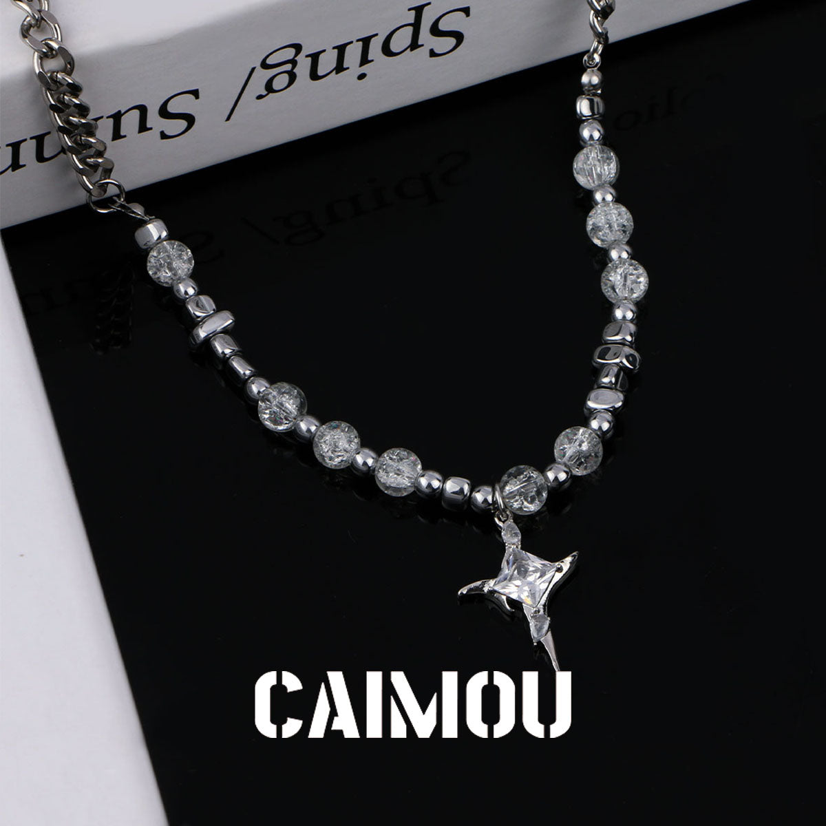 ✨✝️cross zircon necklace