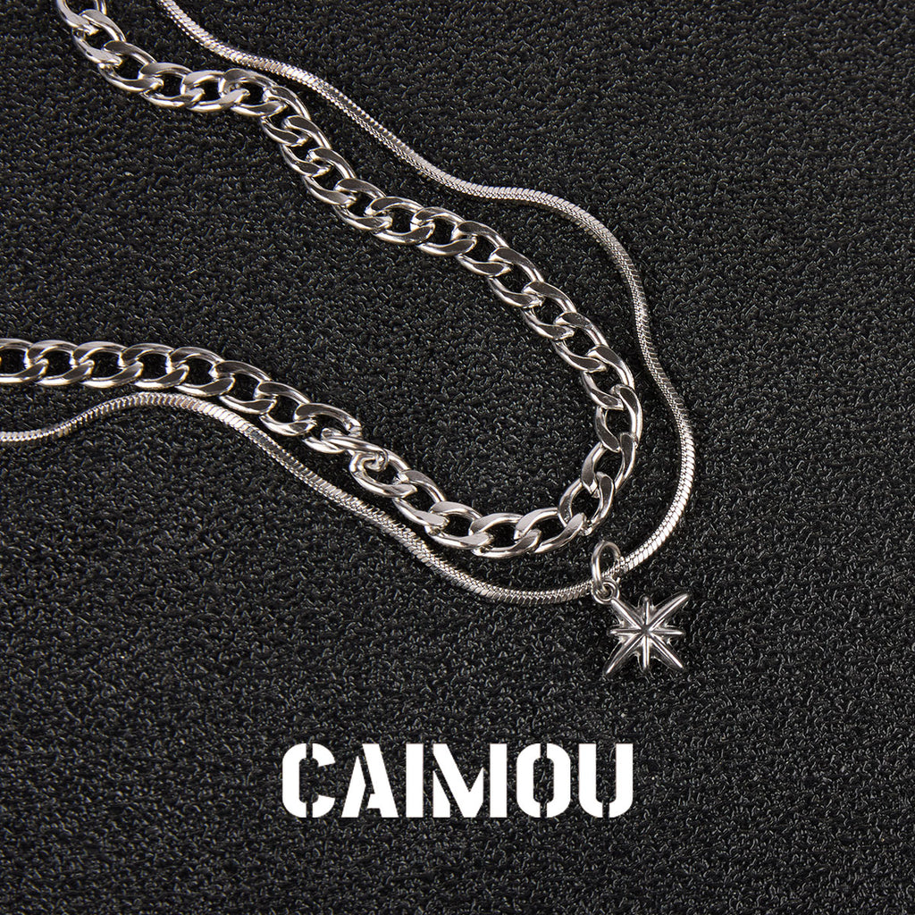 Octagram Double Layer Necklace
