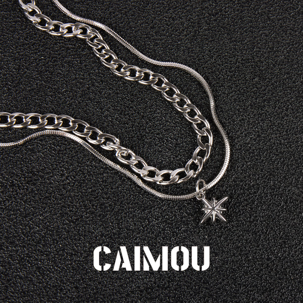 Octagram Double Layer Necklace