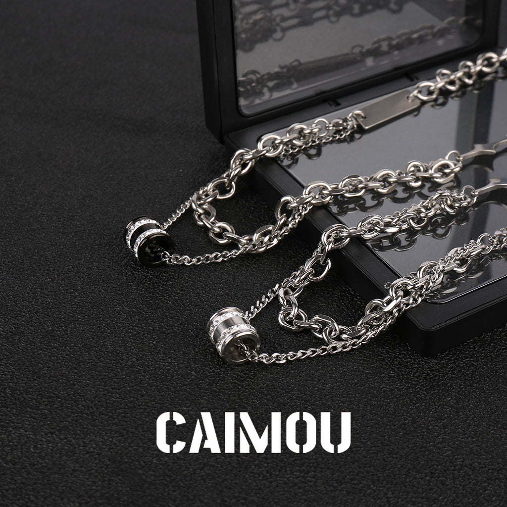 Hourglass Double Layer Necklace