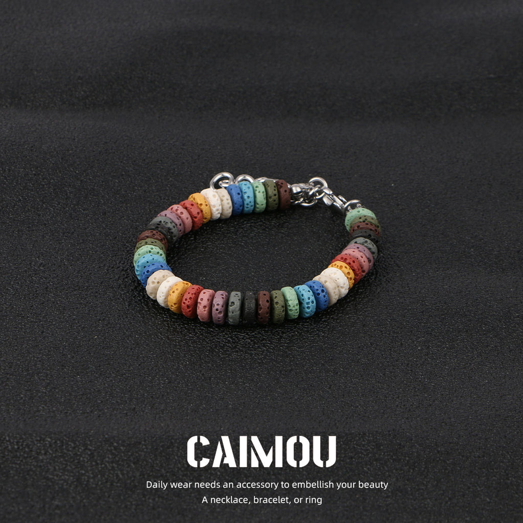 volcanic stone bracelet