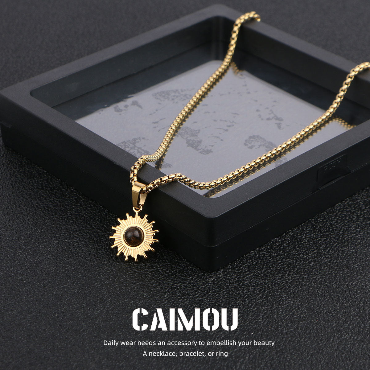 sun necklace