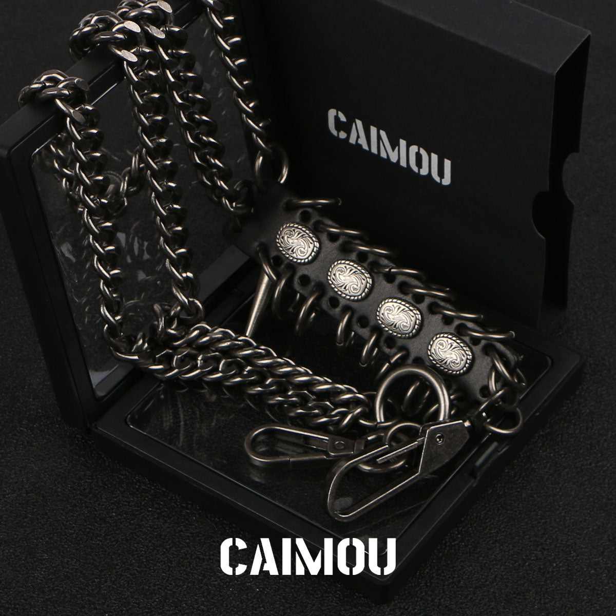 Spiked Dragon Spine Double Layer Pants Chain