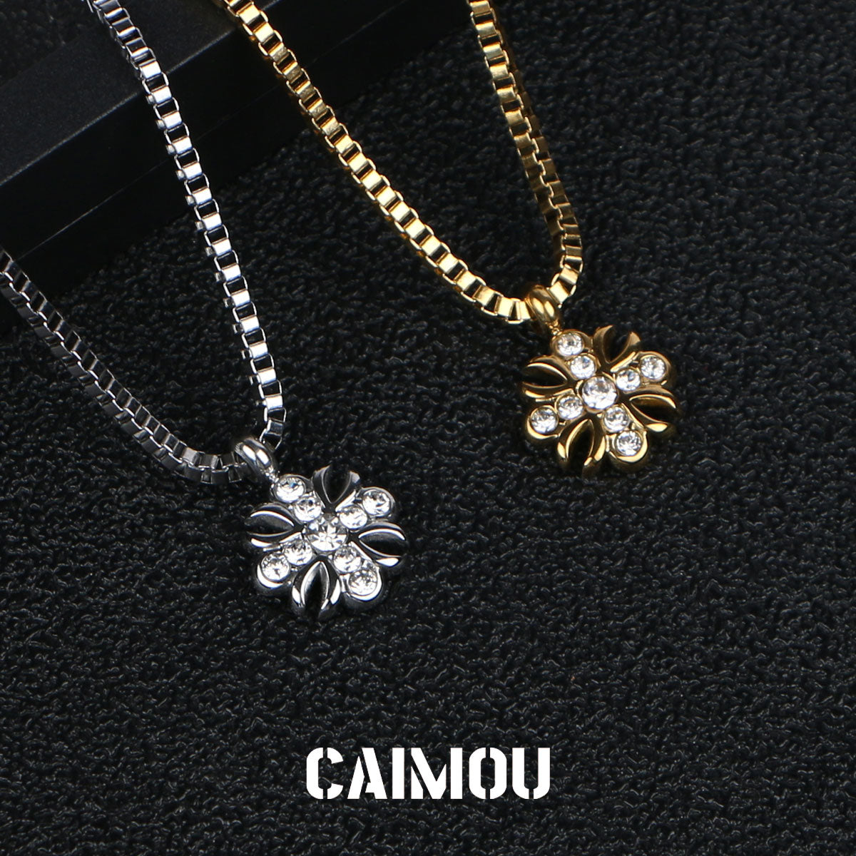 🌸✝️Cross flower necklace