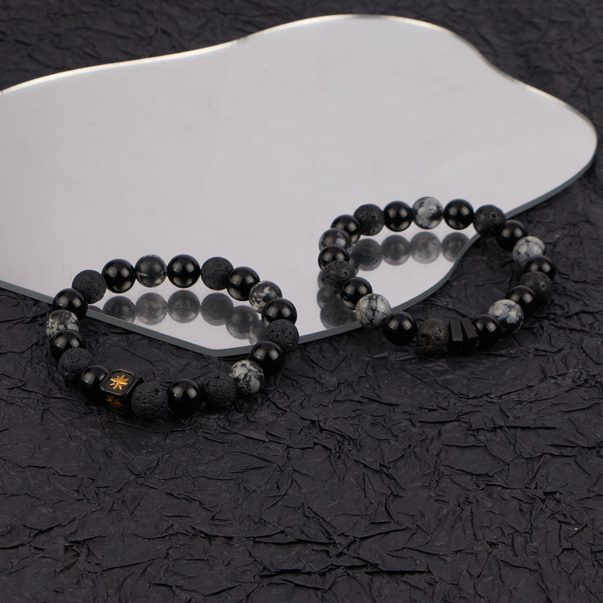 Natural Stone Beaded Bracelet