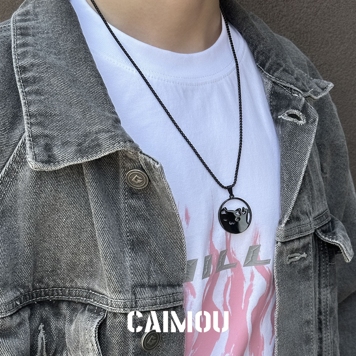 Black Cat Couple Necklaces