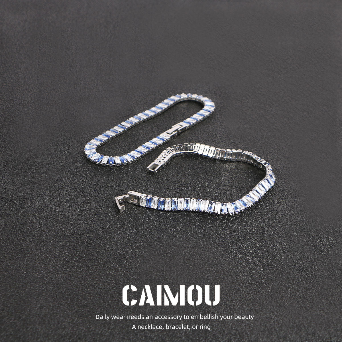 Full diamond zircon bracelet