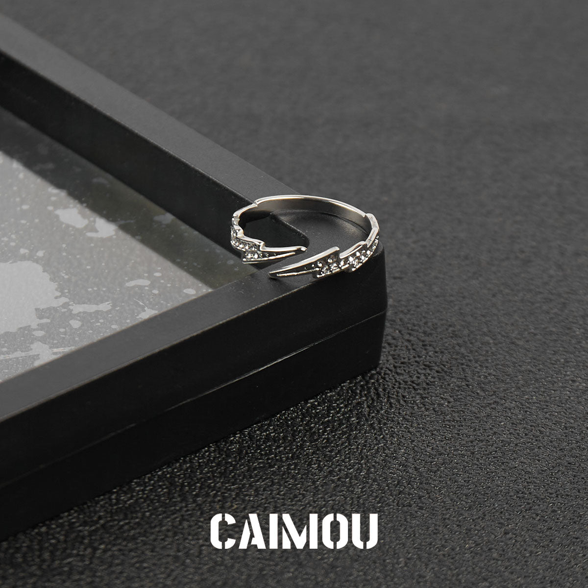 Lightning Open Adjustable Ring
