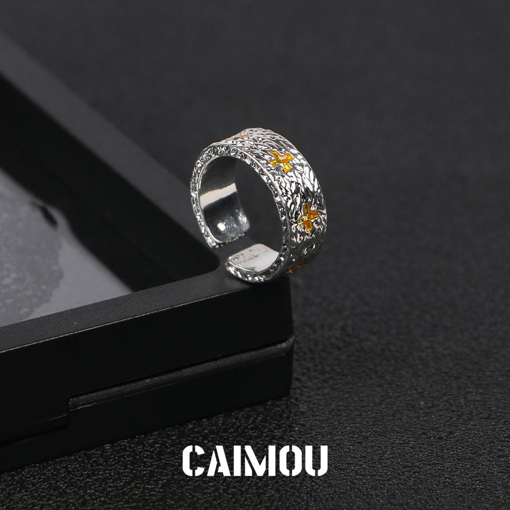 Gold Cross Ring