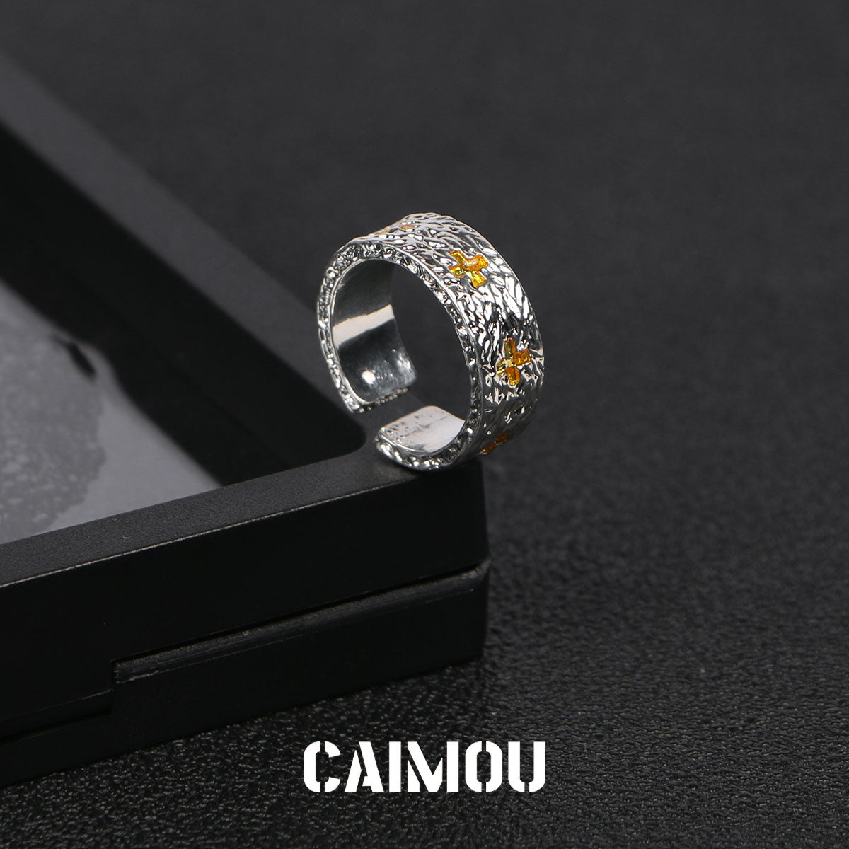 Gold Cross Ring