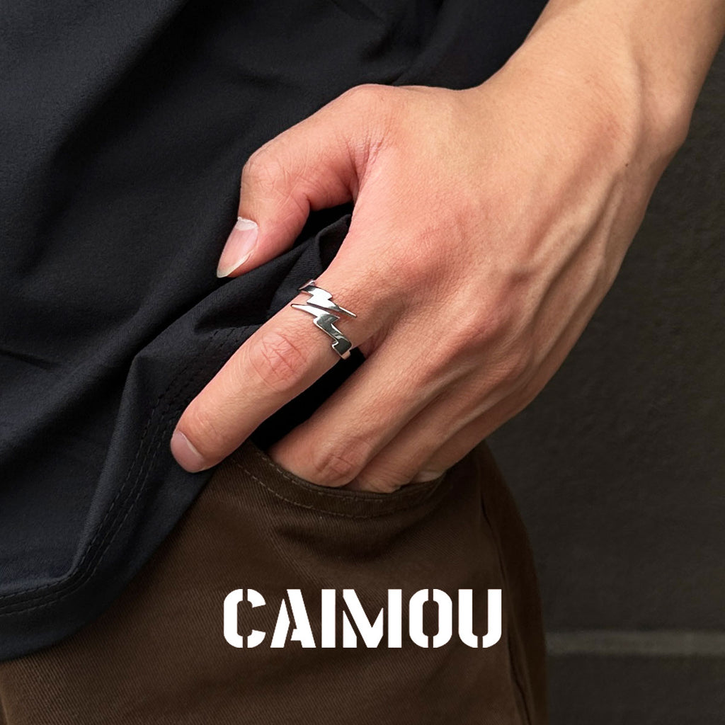 Lightning Open Adjustable Ring