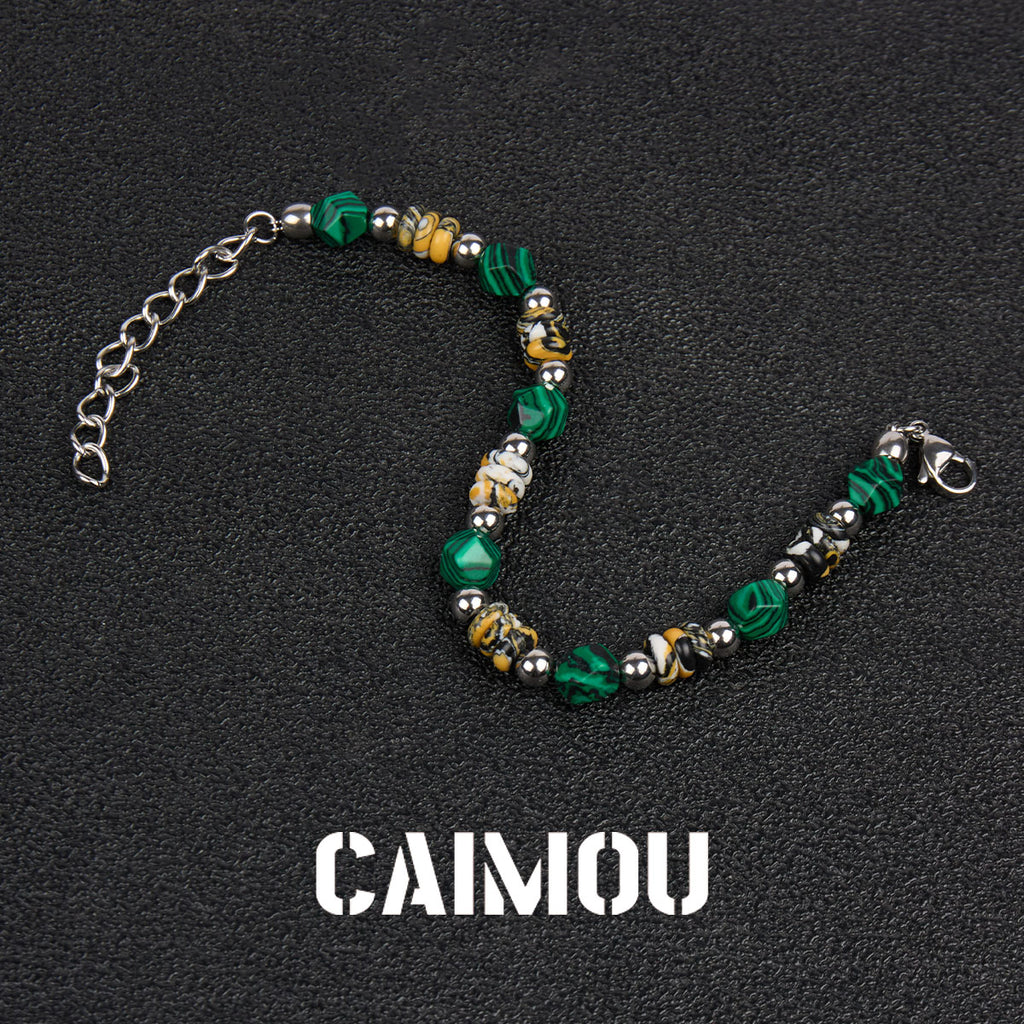 Malachite Beaded Bracelet