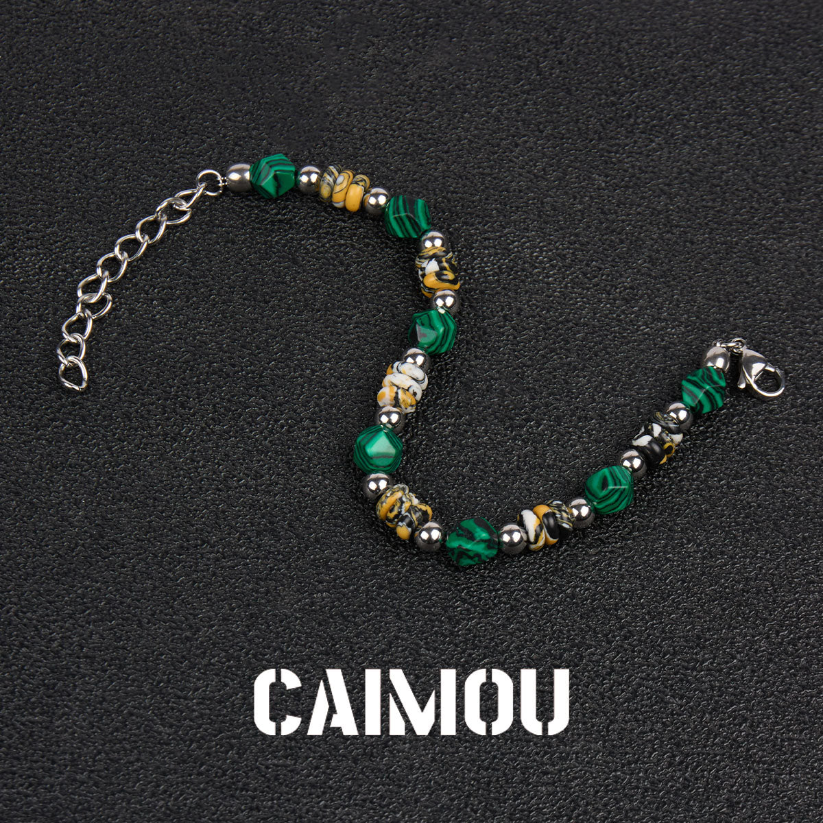 Malachite Beaded Bracelet