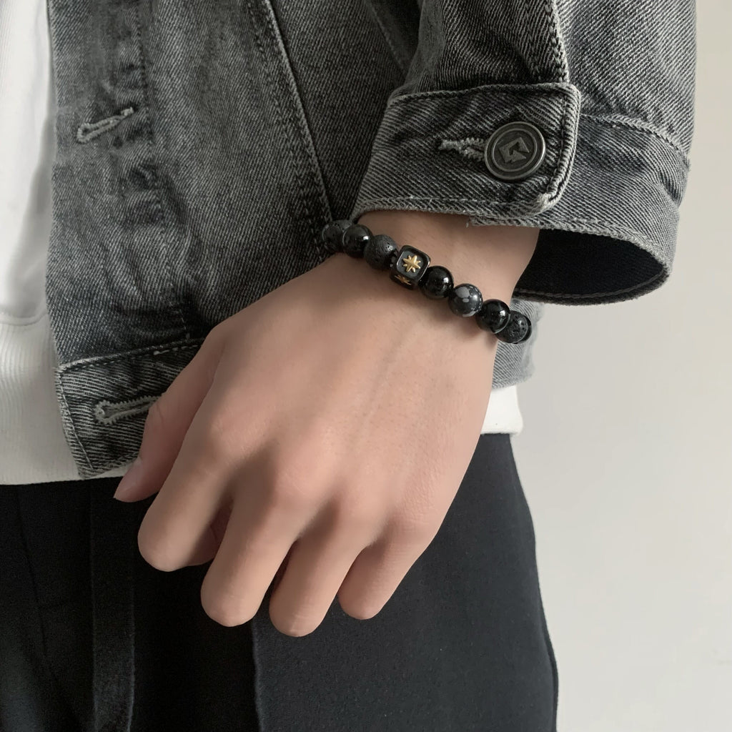 Natural Stone Beaded Bracelet