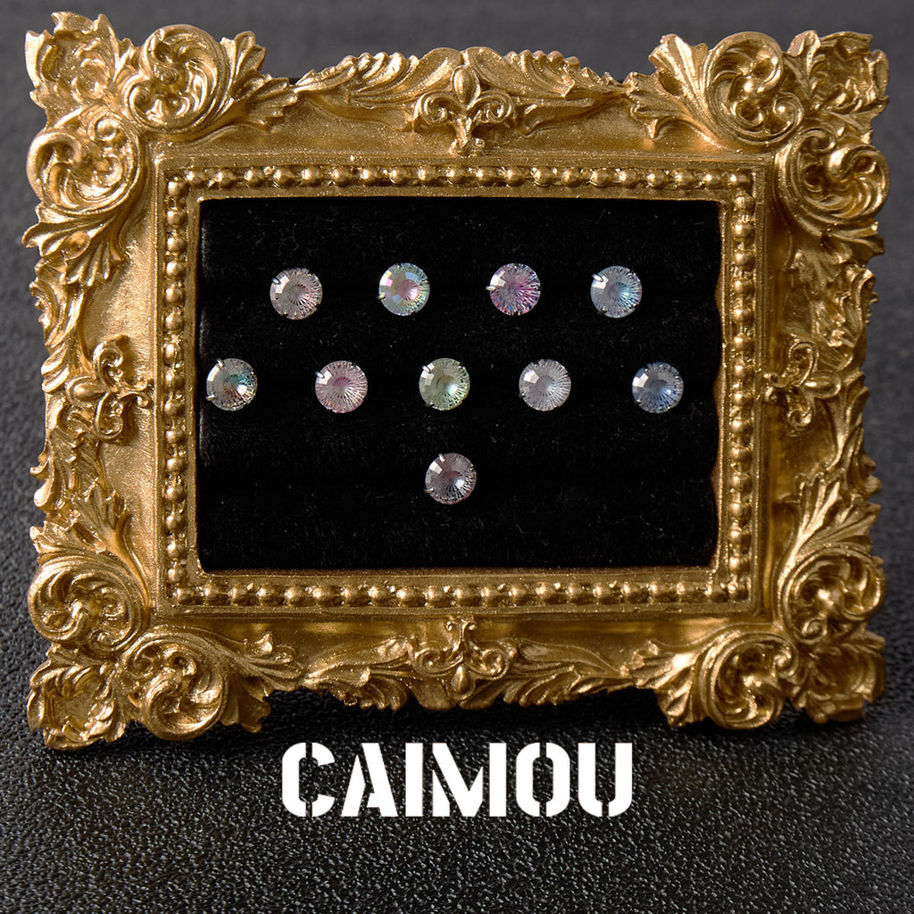 Ferris Wheel Cut Zircon Stud Earrings