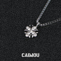 Cross flower necklace