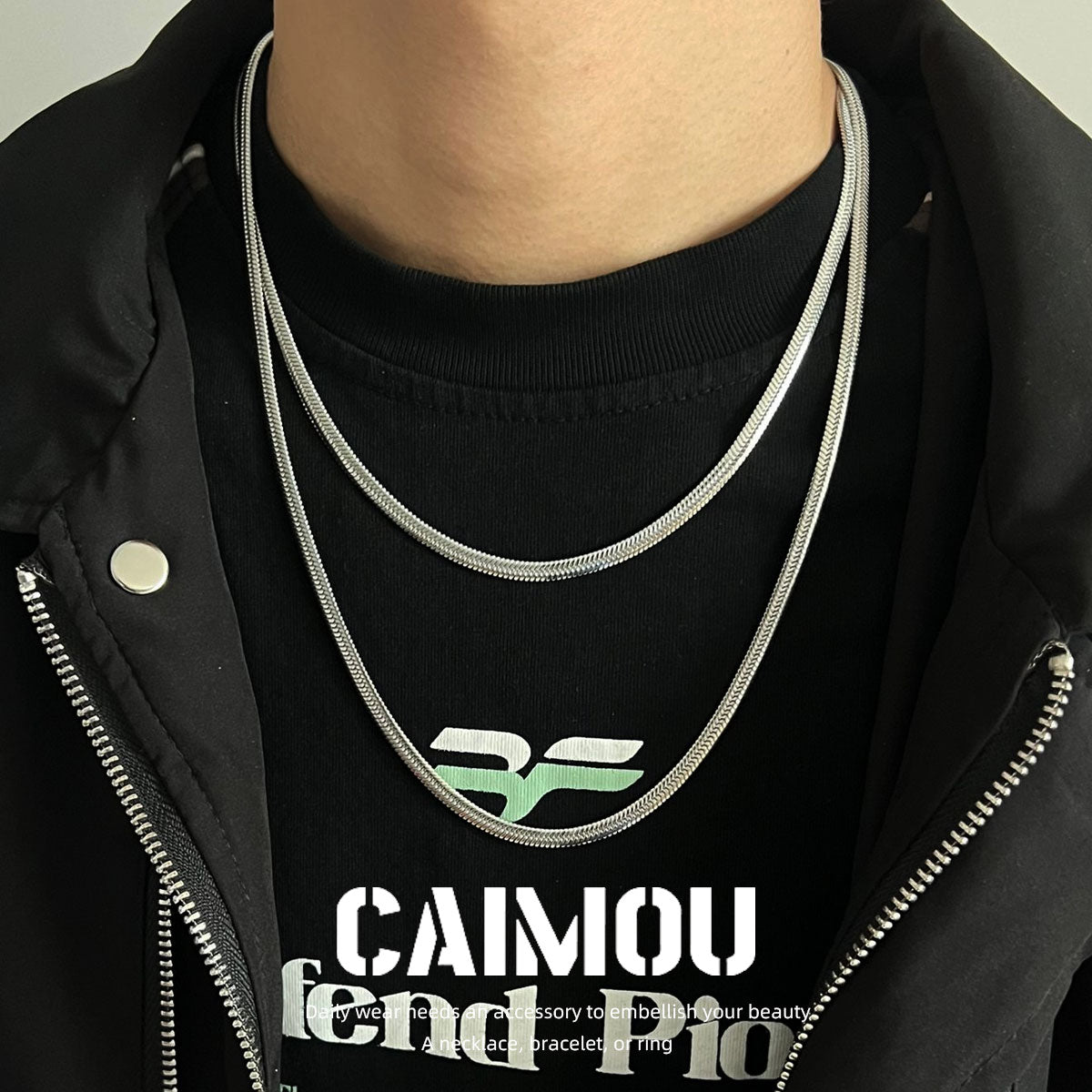 Flat Snake Chain Necklace