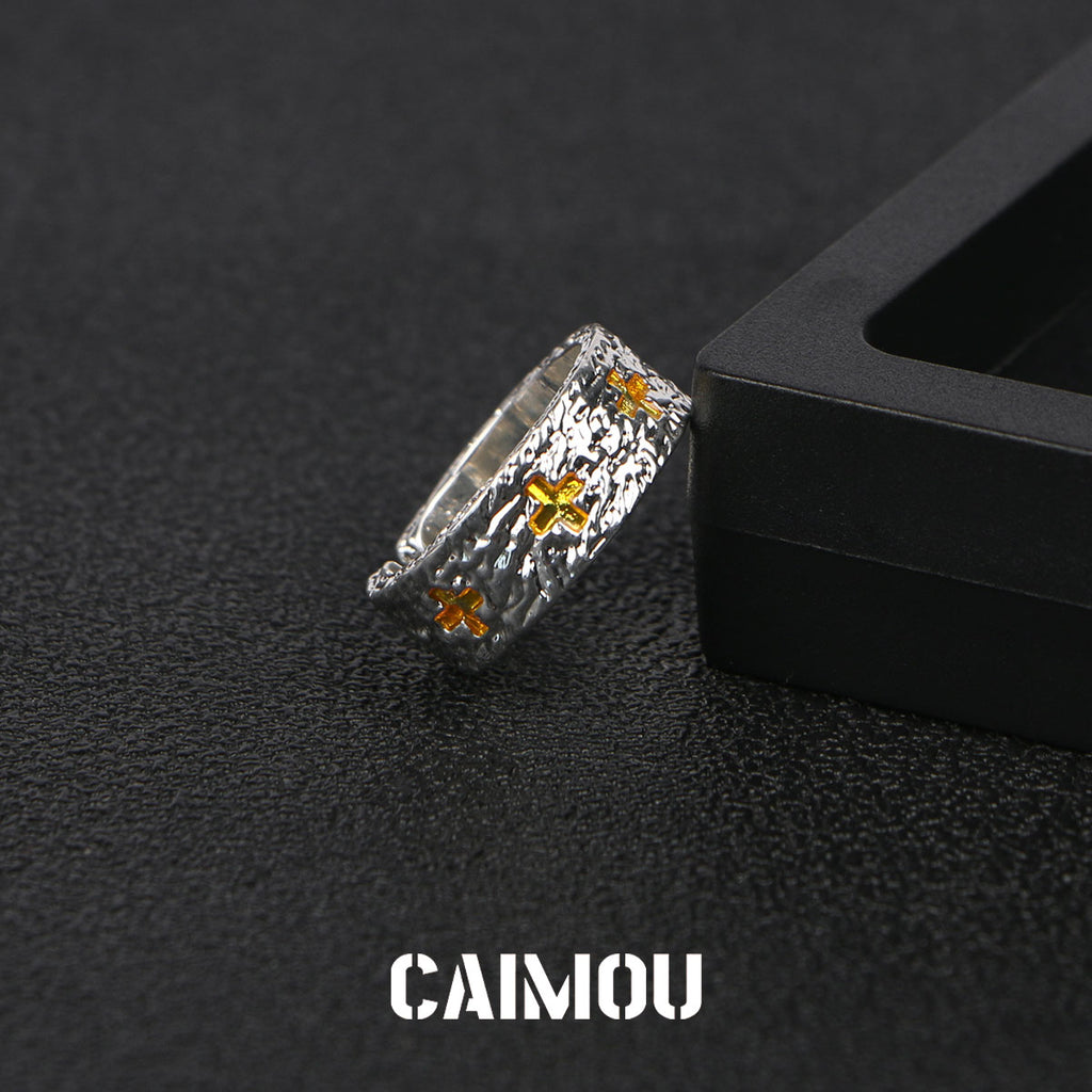 Gold Cross Ring