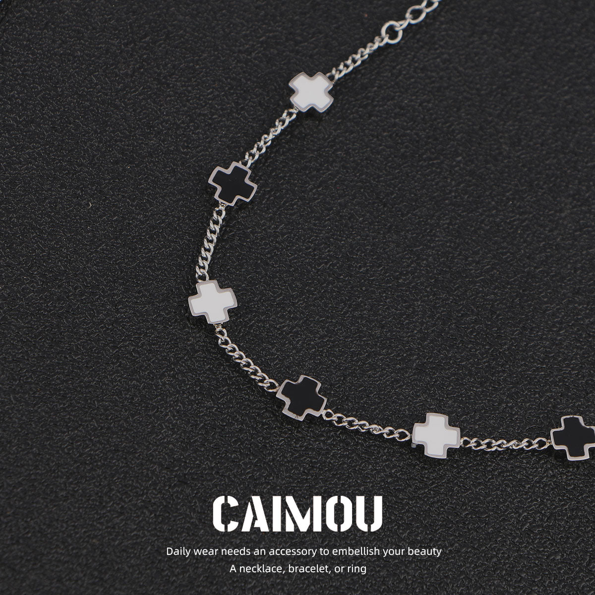 Sideways Cross Bracelet