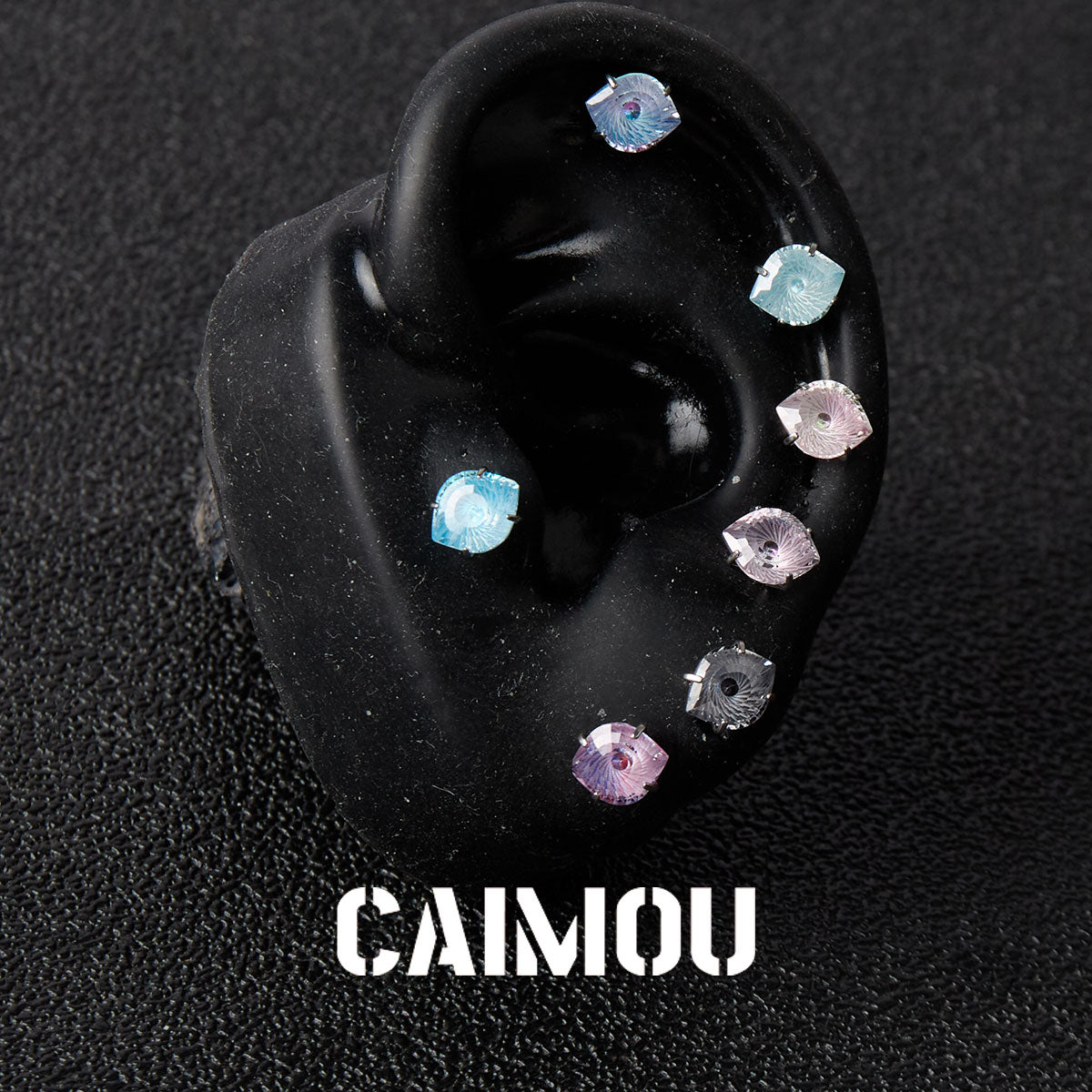 Evil Eye Zircon Stud Earrings