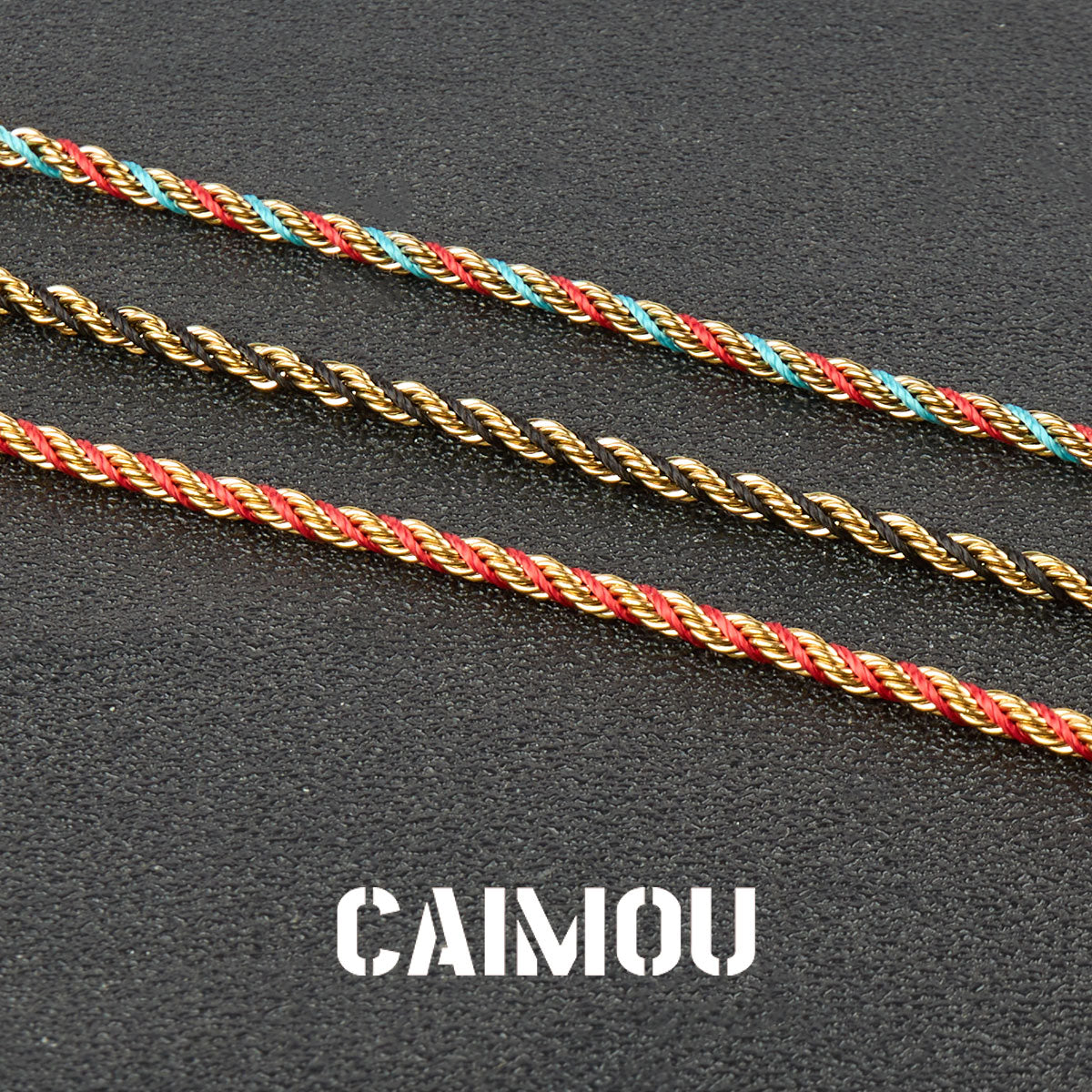 Stainless Steel Slim Twisted Rope Bracelet