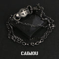 Cross-shaped multi-layered trouser chain