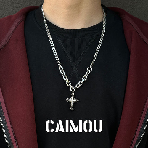 Cuban cross necklace