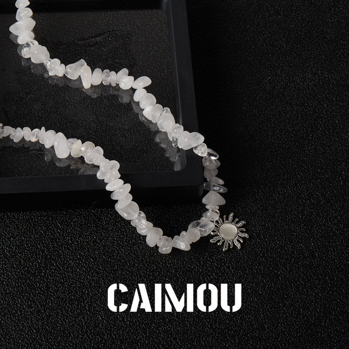 White Sun Choker Necklace