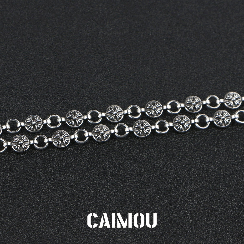 ⛓️✝️Openwork cross-shaped trouser chain