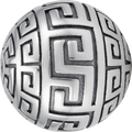Tibetan Silver Greek Key Pattern Beads