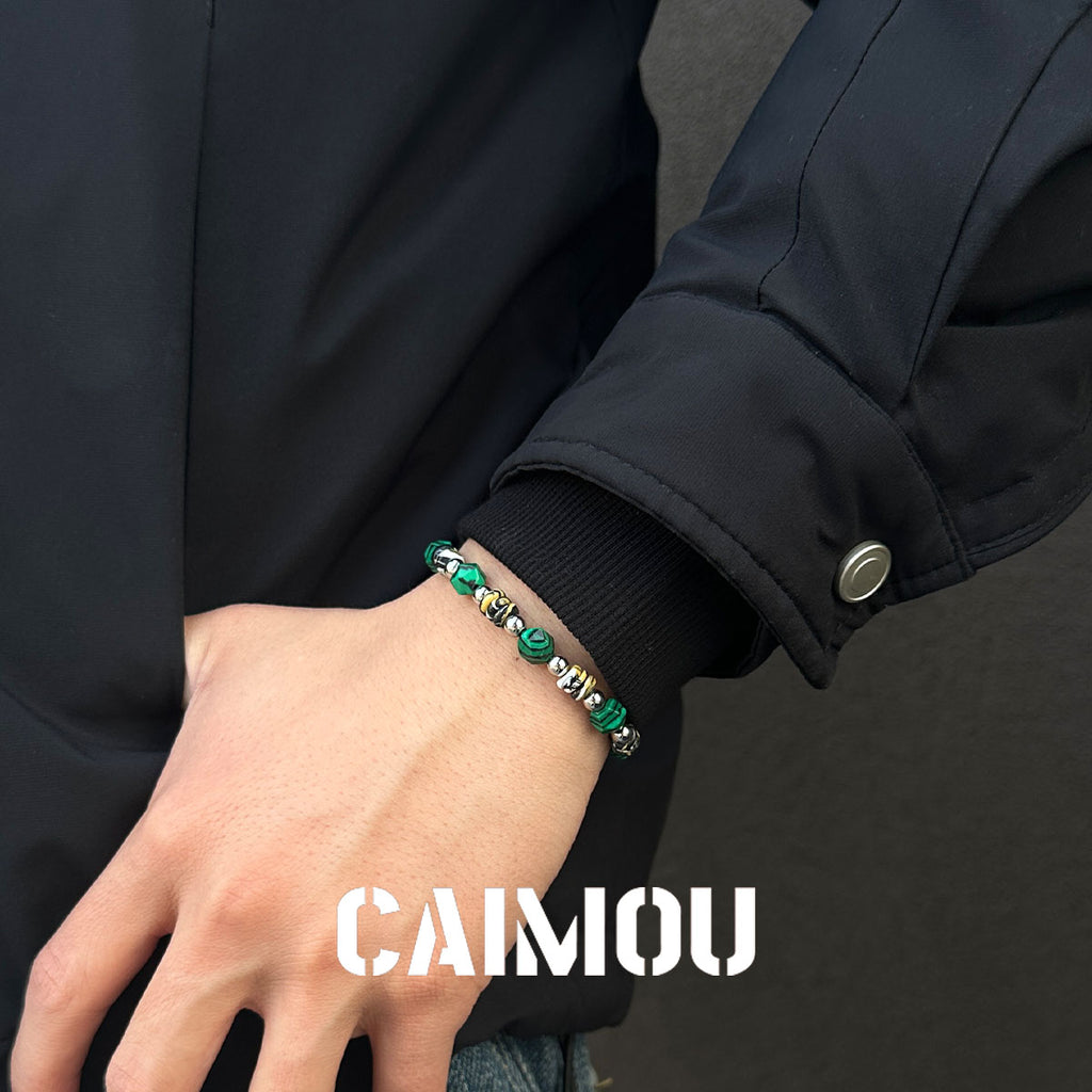Malachite Beaded Bracelet