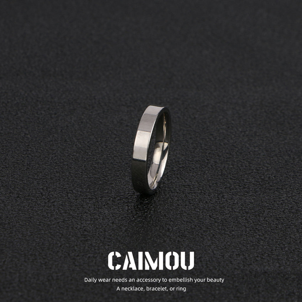 💍Solid color ring