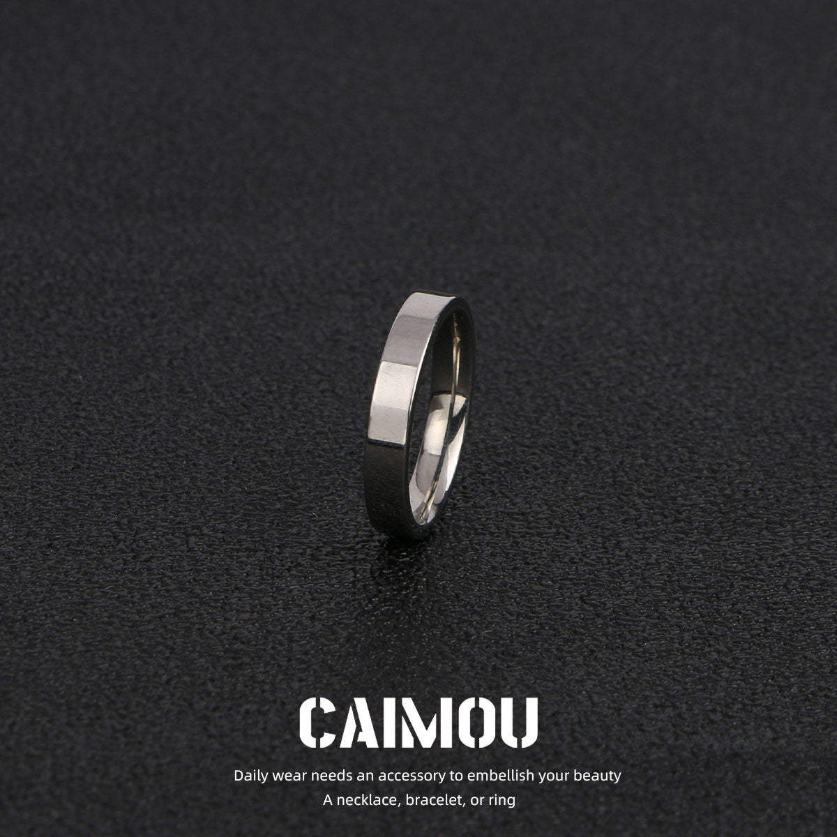 💍Solid color ring