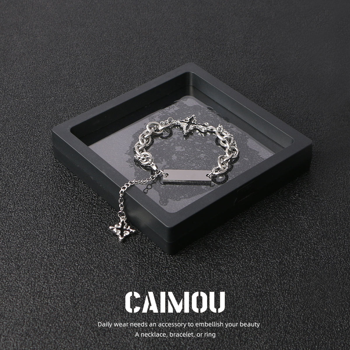 Dark Cross Bracelet