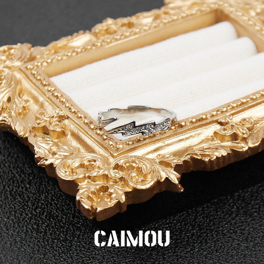 Lightning Open Adjustable Ring