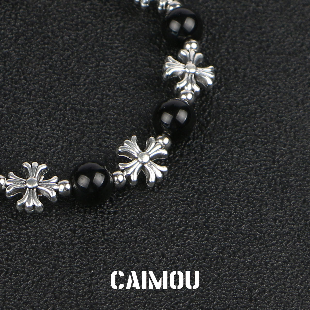 ✝️📿Cross-shaped beaded bracelet