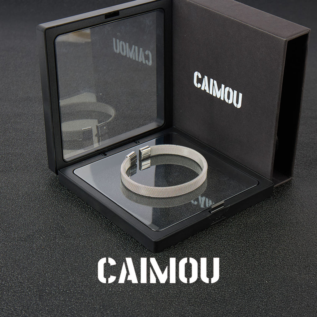Mesh Grid Cuff Bangle