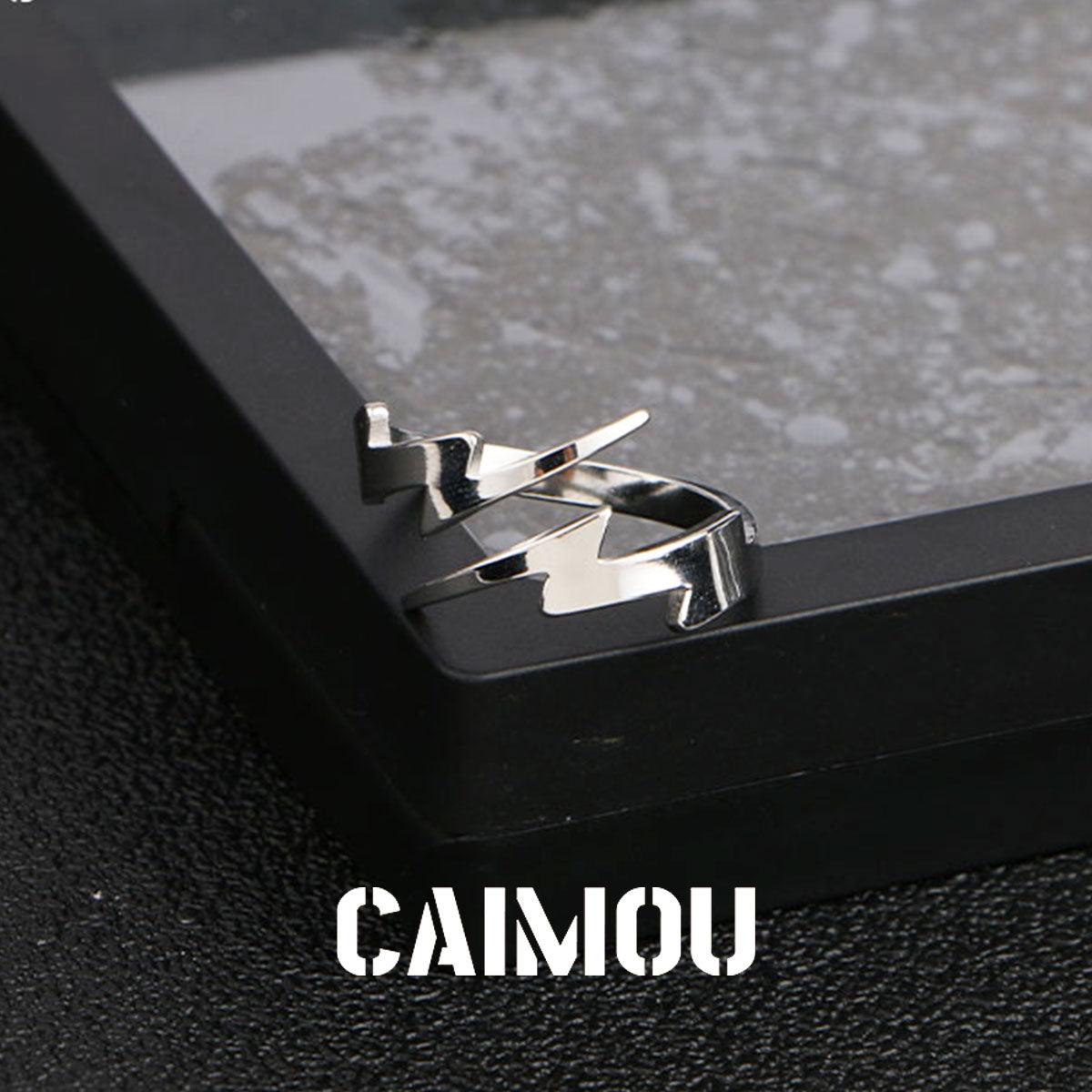 Lightning Open Adjustable Ring