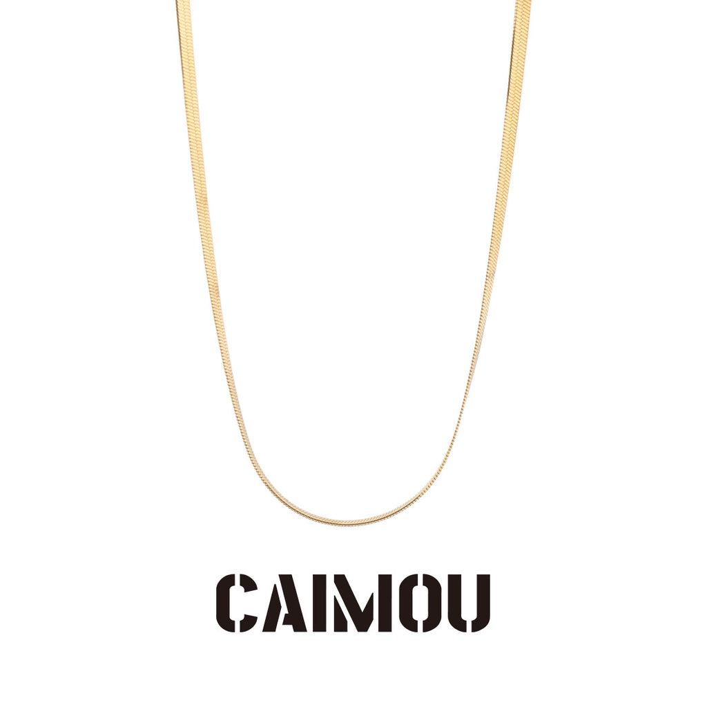 Flat Snake Chain Necklace