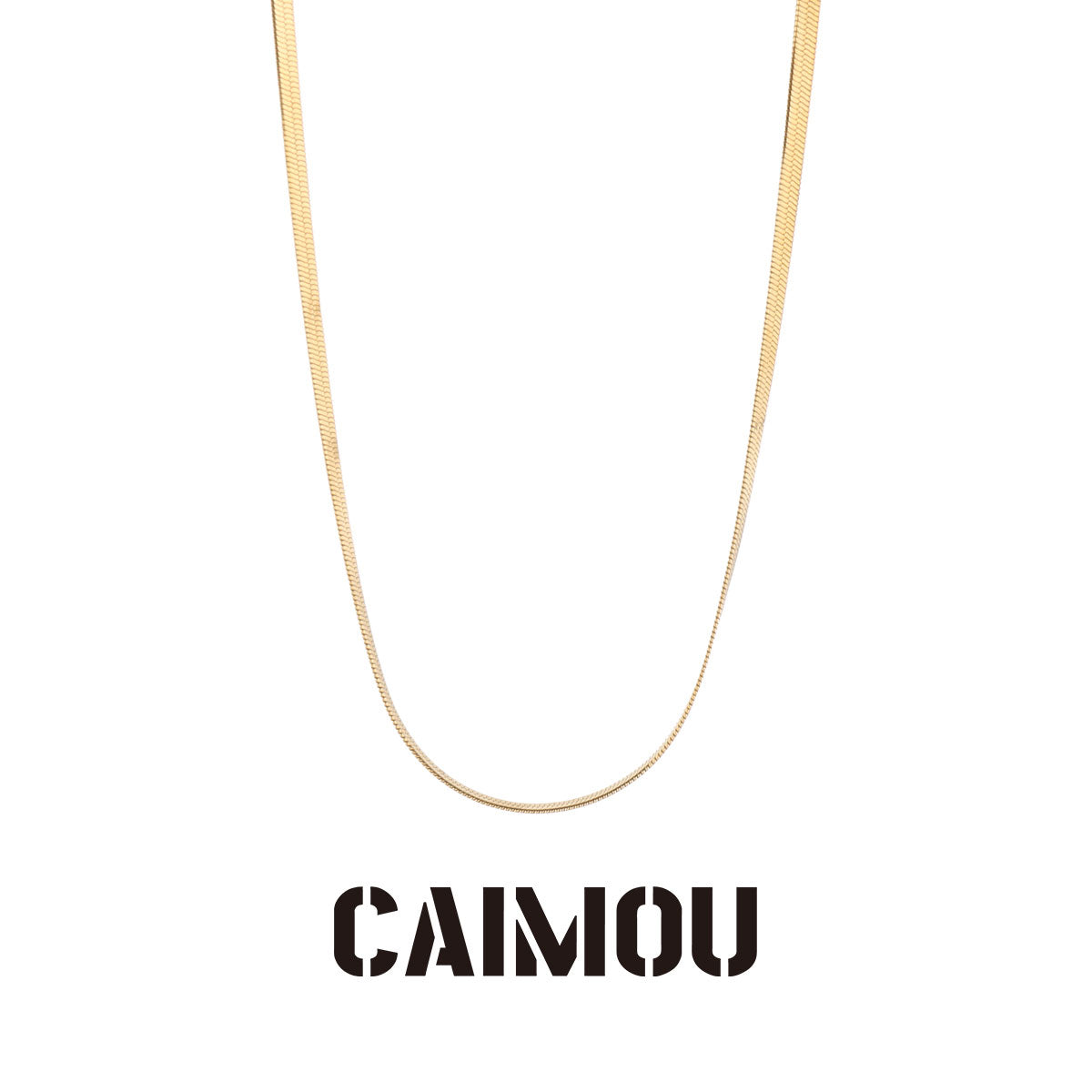 Flat Snake Chain Necklace