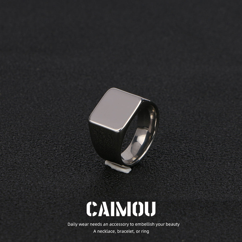 Solid color ring