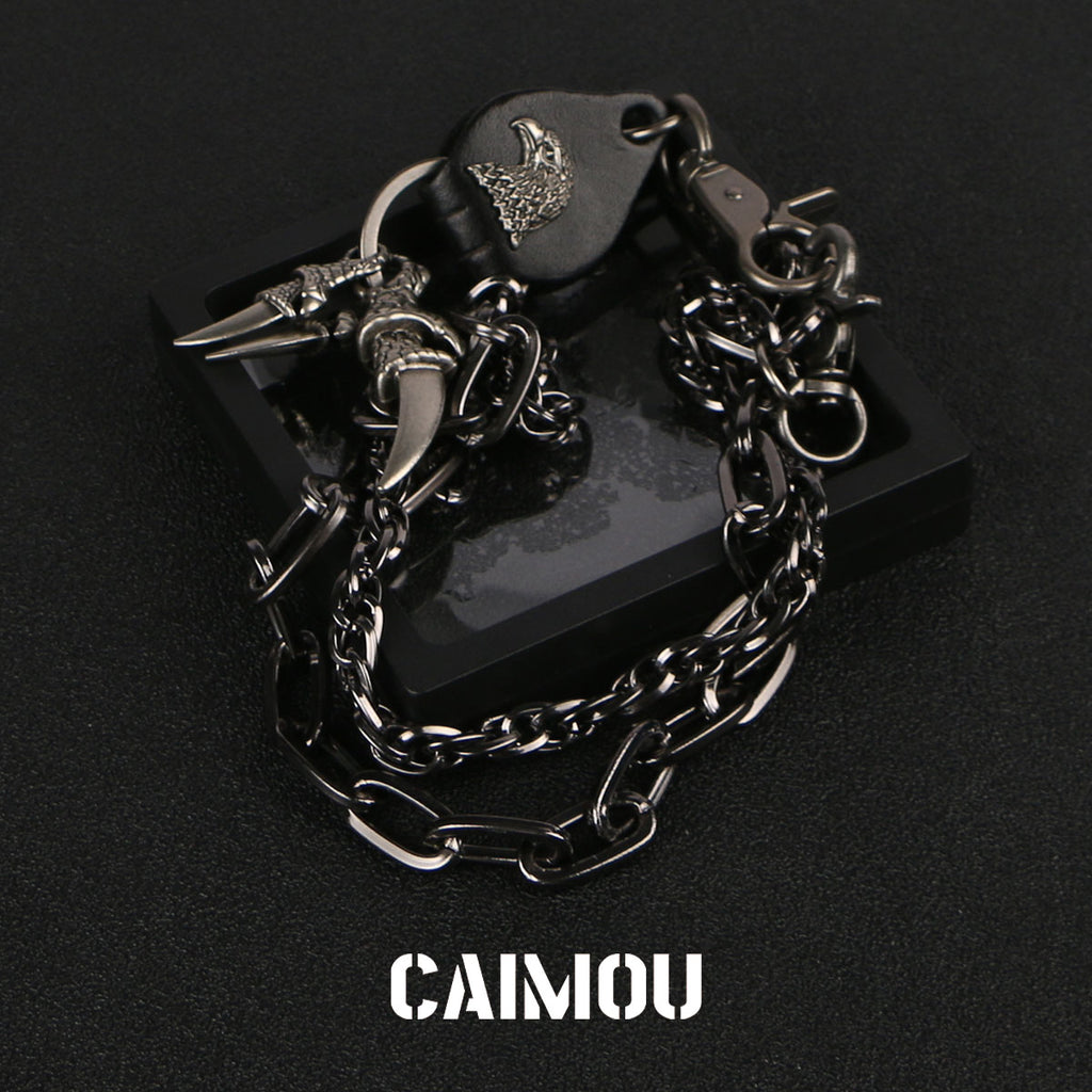 Eagle Claw Double-Layer Pants Chain