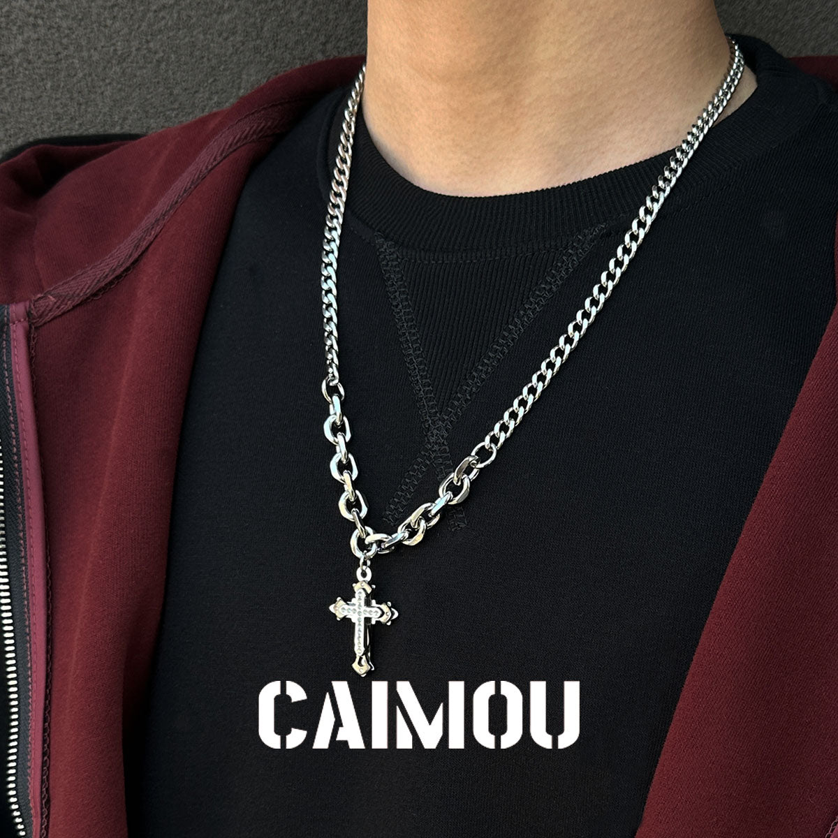 Cuban cross necklace