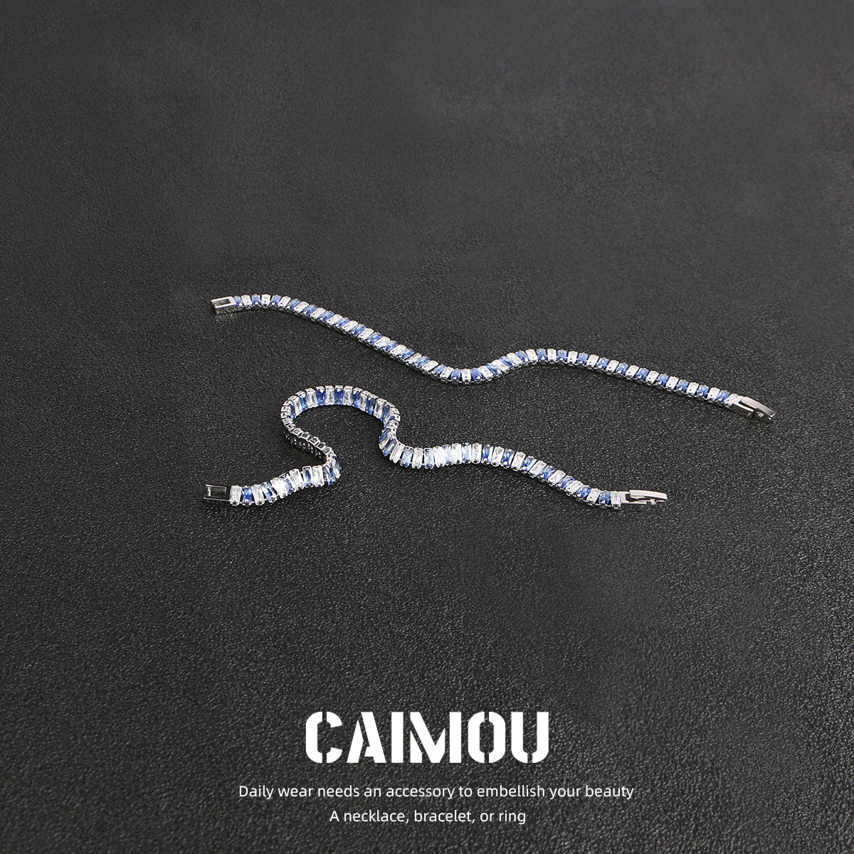 Full diamond zircon bracelet
