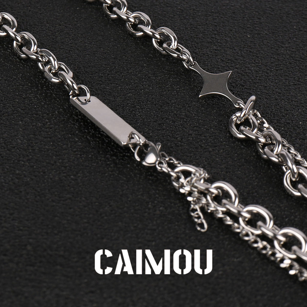 Hourglass Double Layer Necklace