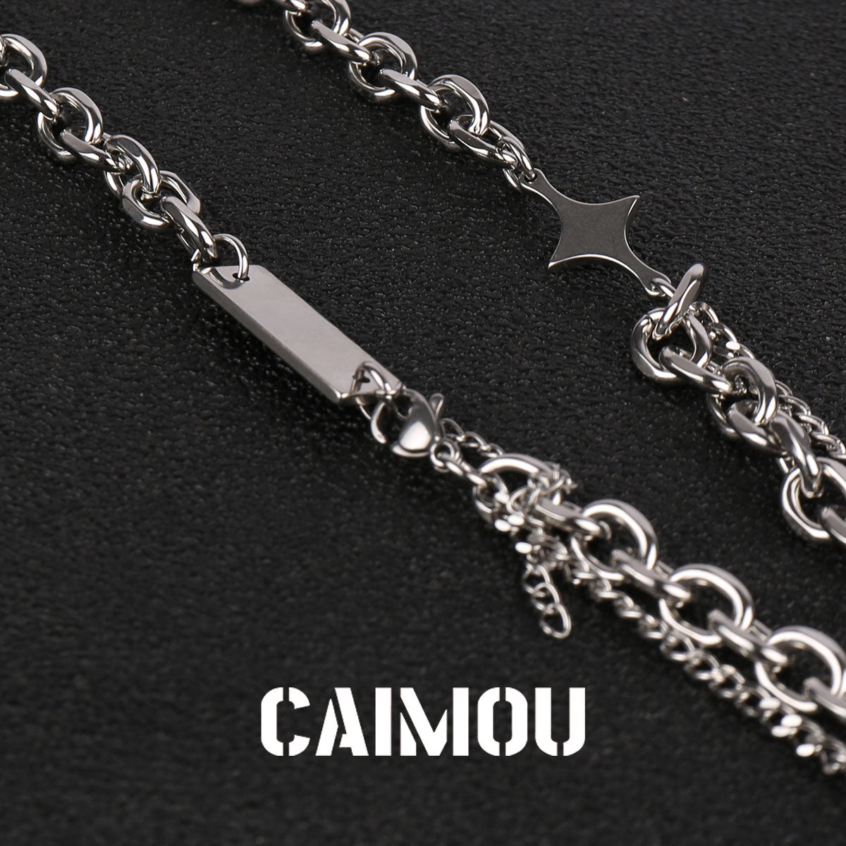 Hourglass Double Layer Necklace